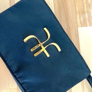 Alberta Ferretti Satin Wristlet